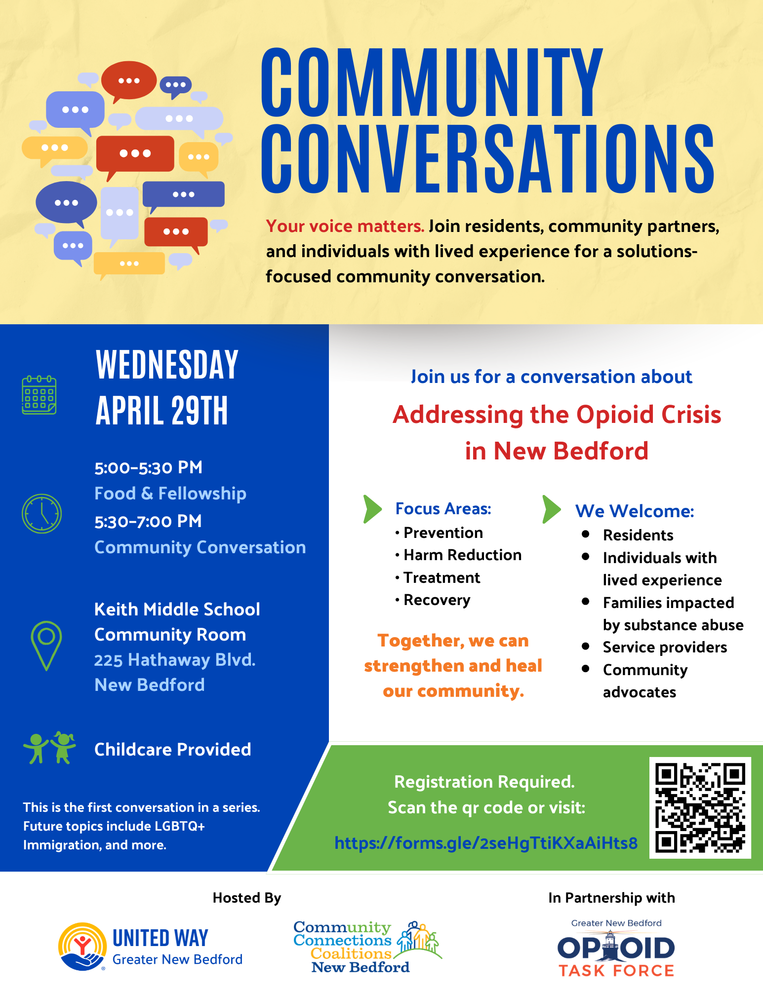 Community Conversation Flyer