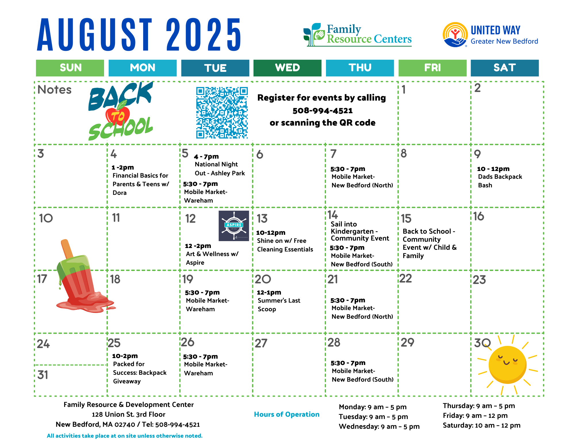 August Calendar