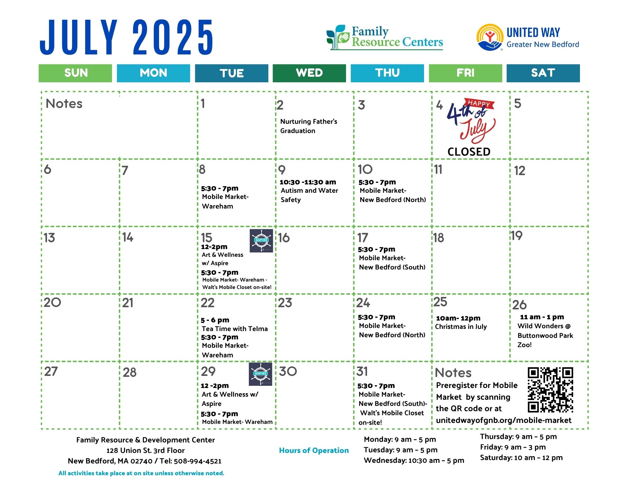 July 2025 Calendar