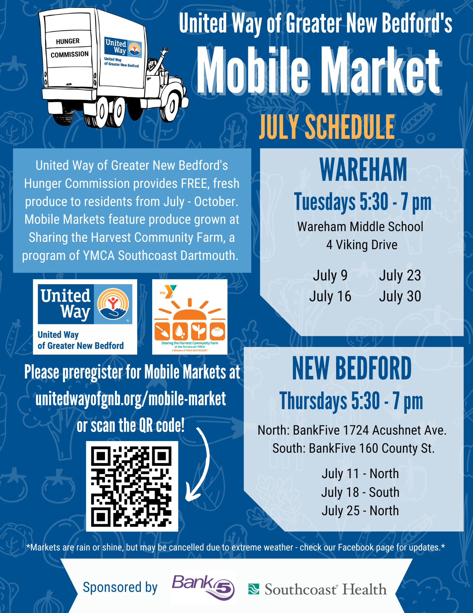 July Mobile Market Schedule