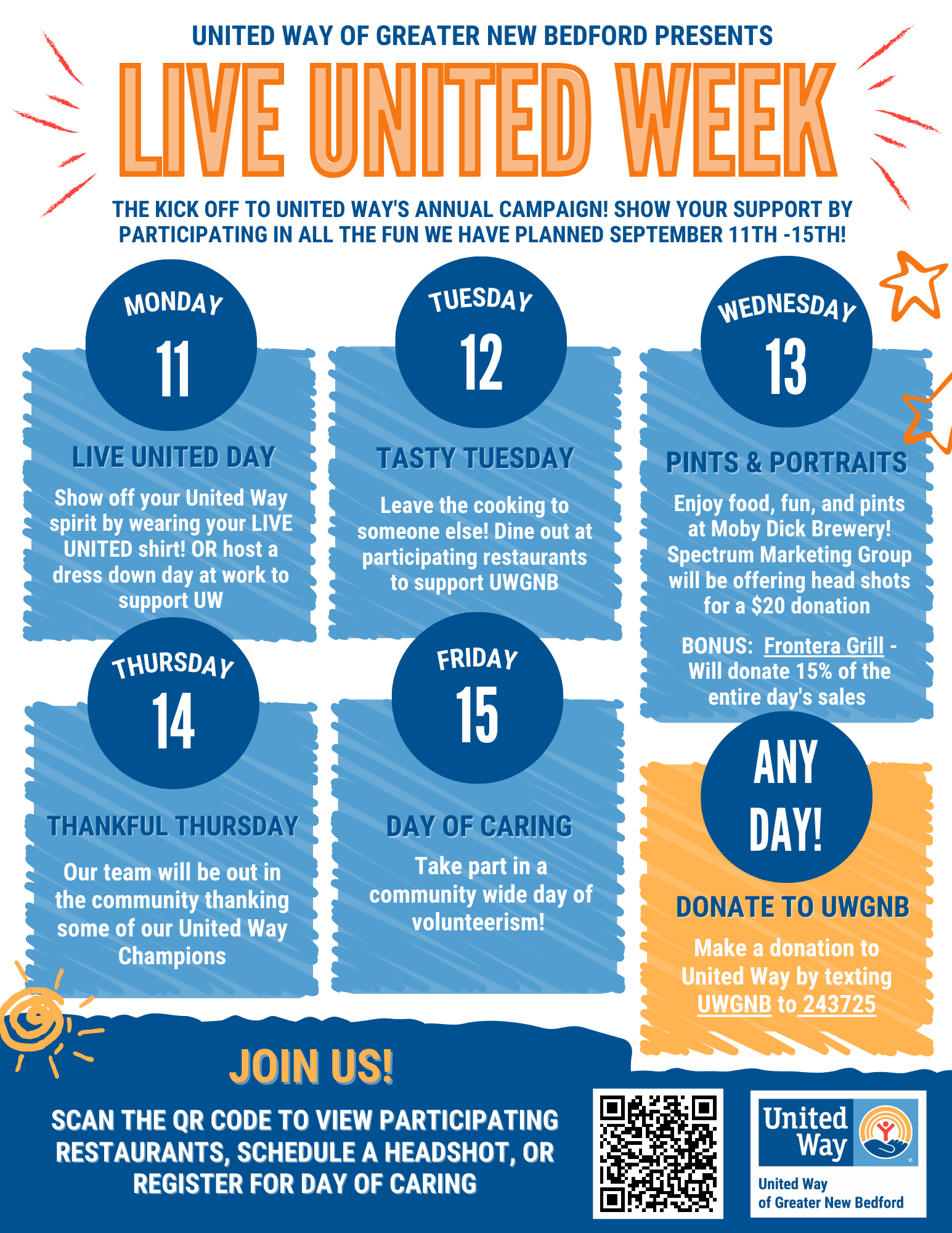 Live United Week flyer